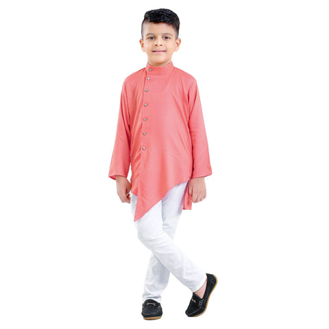 Cellora Orange Cotton Ethnic Set
