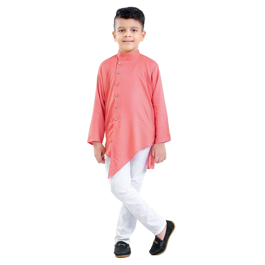 Cellora Orange Cotton Ethnic Set