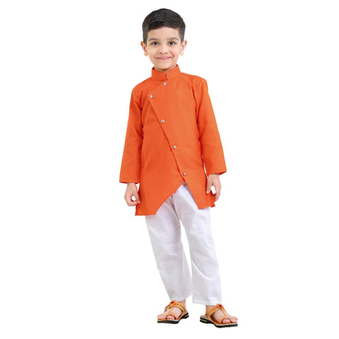 Cellora Orange Ethnic Set