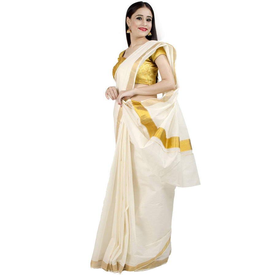 Chandrakala Gold Banarasi Silk Saree