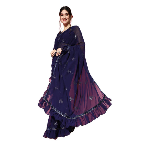 Craftstribe Georgette Saree