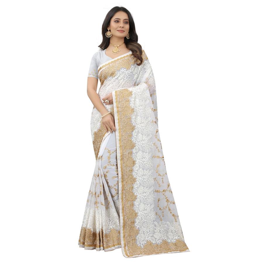 Craftstribe Georgette Saree
