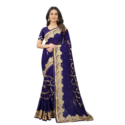 Craftstribe Georgette Saree