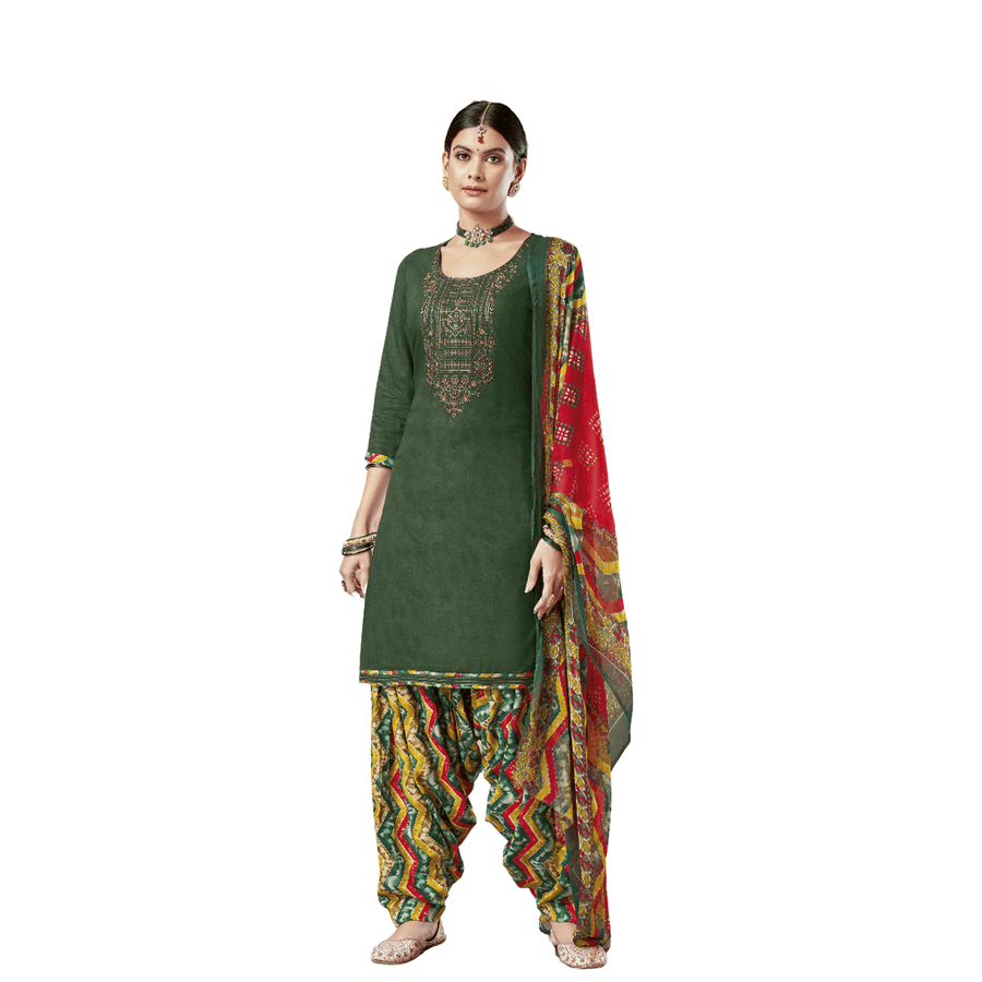 Happy Fashion Green Salwar Suit