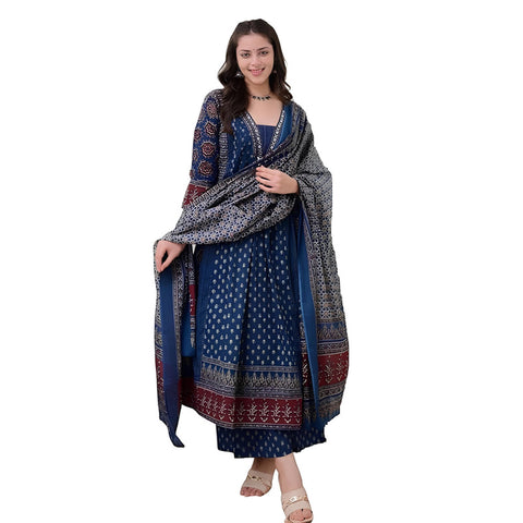 Iraaya Black Rayon Salwar Suit