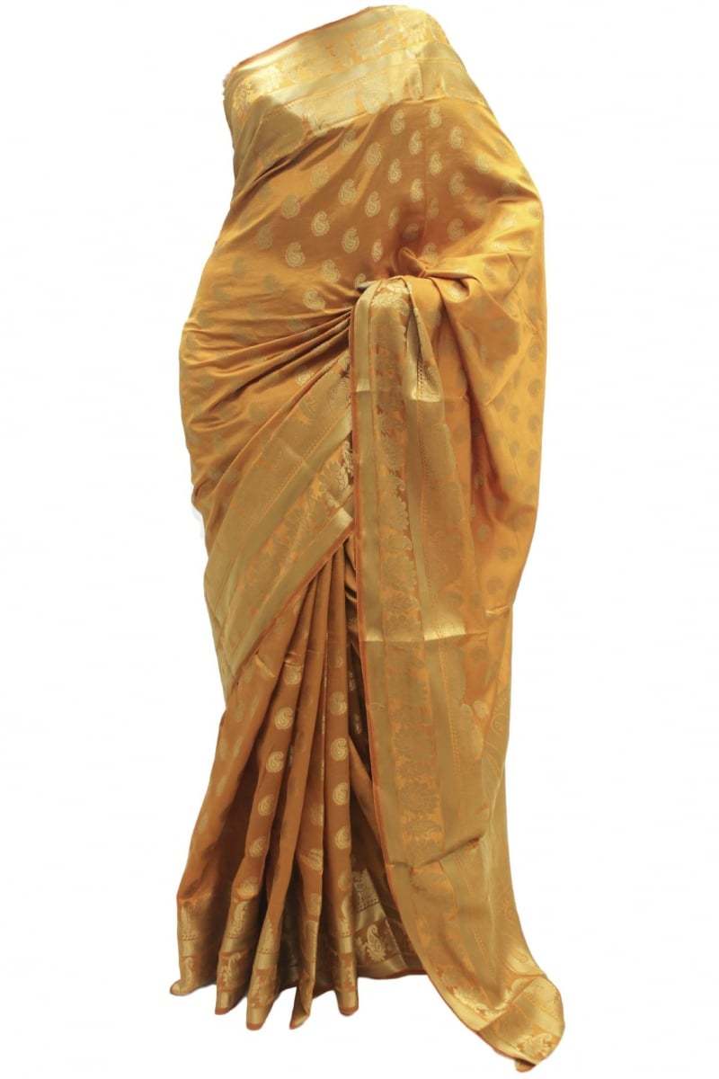 Krishna Sarees Gold Art Silk Saree