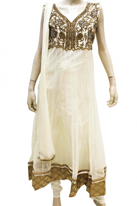 Krishna Sarees Gold Salwar Suit