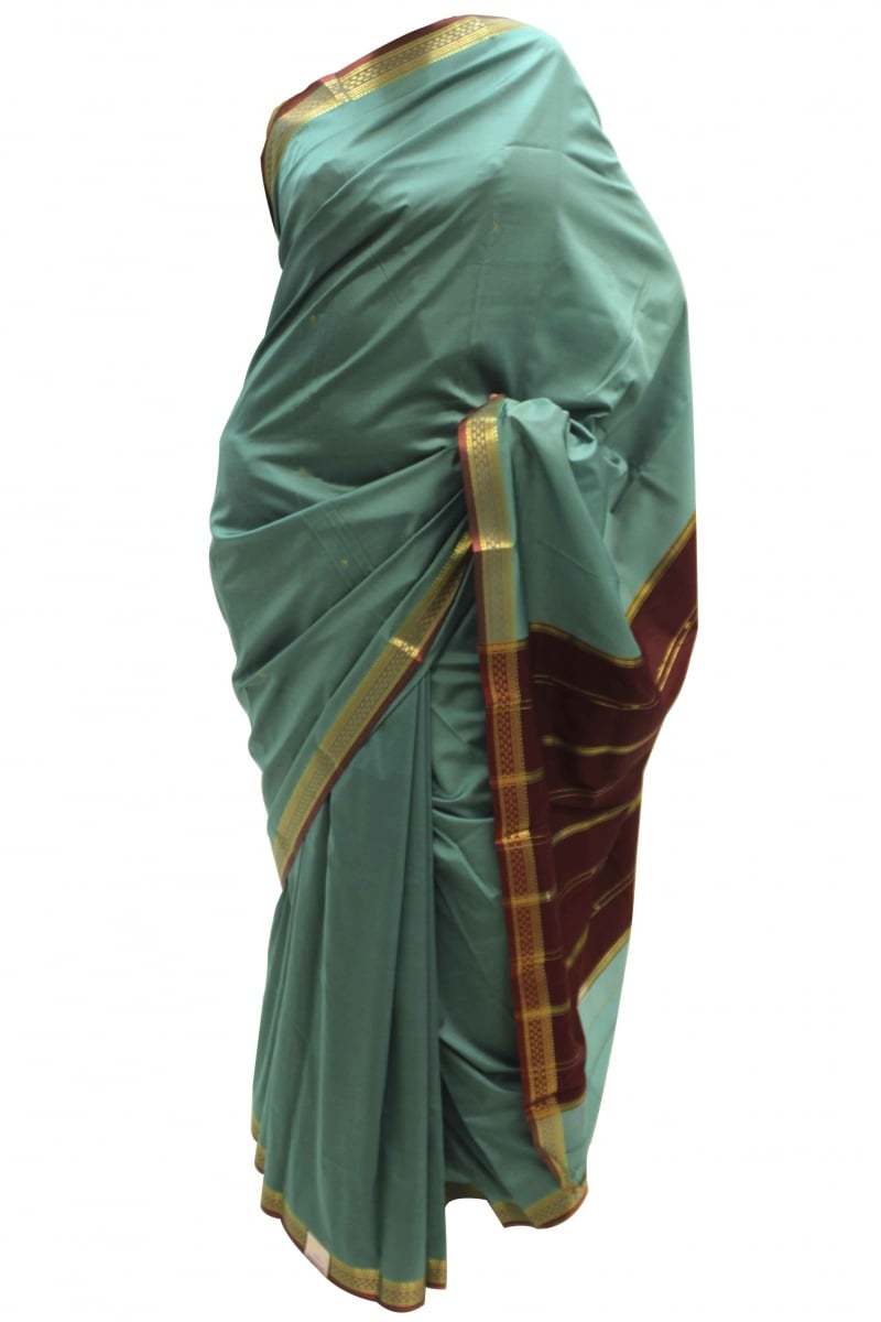 Krishna Sarees Maroon Art Silk Saree