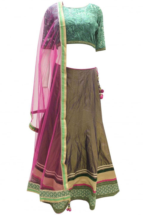Krishna Sarees Pink Lehenga Choli