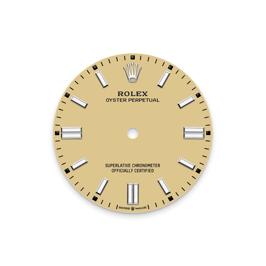 Unworn 2025, Oyster Perpetual, Oystersteel 36mm, Beige dial, Domed Oyster, Ref# 126000-0012, box and papers