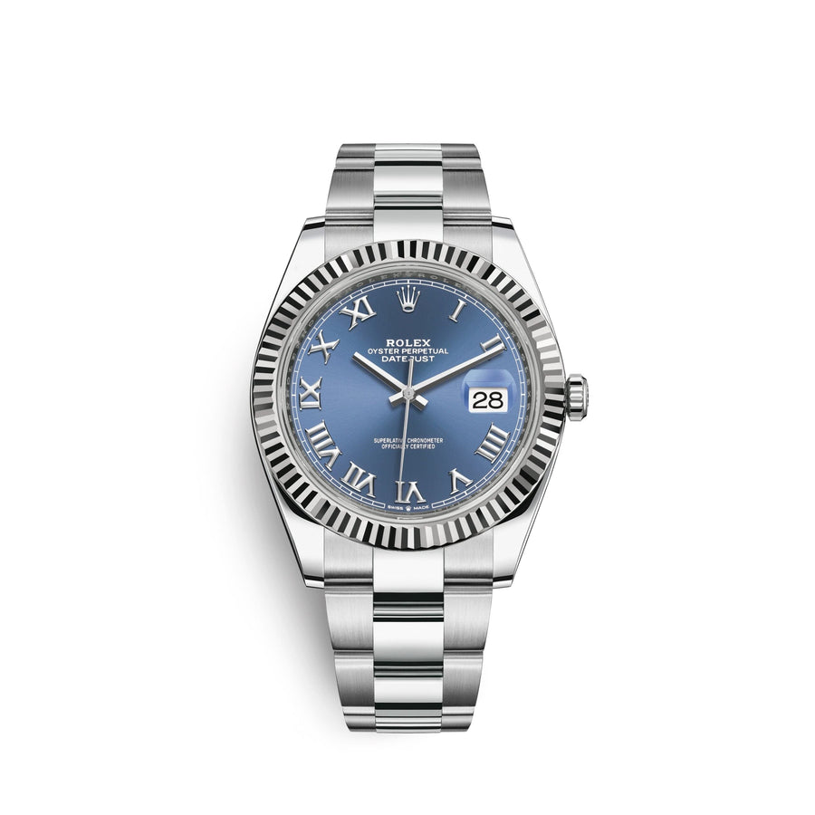 Datejust 41, Stainless Steel and 18k White Gold, 41mm, Ref# 126334-0025
