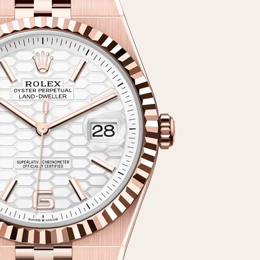 Land-Dweller 40mm Oyster Everose Gold M127335-0001