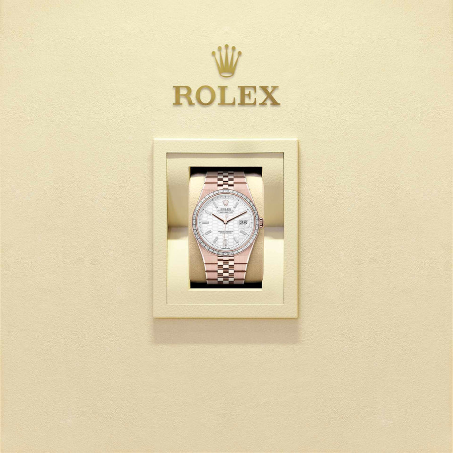 Land-Dweller 40mm Oyster Everose Gold & Diamonds M127385TBR-0003