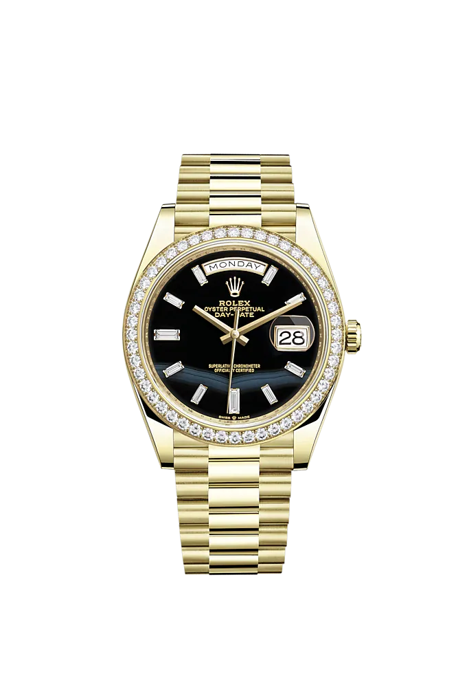 Day-Date, 40mm, 18k Yellow Gold and Diamonds, Ref# 228348rbr-0039