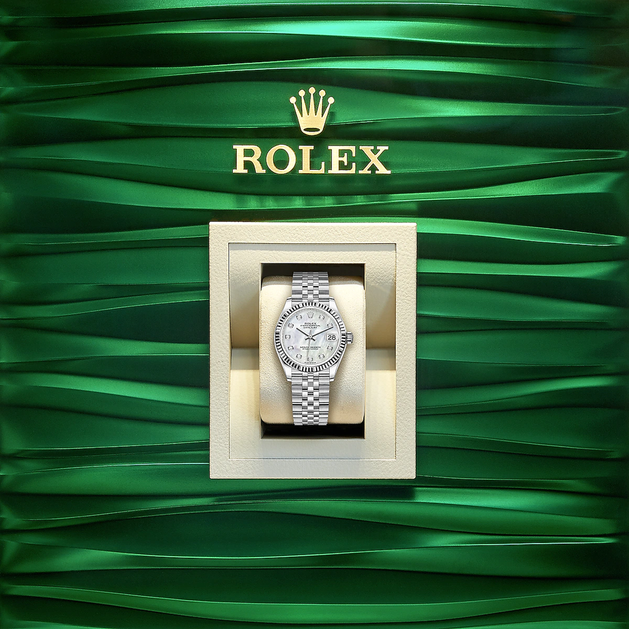 Datejust 31, Oystersteel and 18k White Gold, Ref# 278274-0006