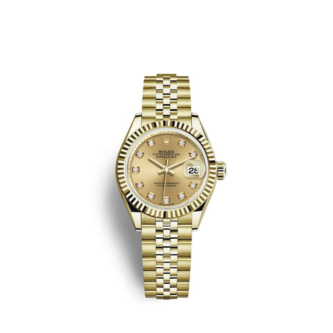 Lady-Datejust 28, 18k Yellow Gold, Ref# 279178-0024