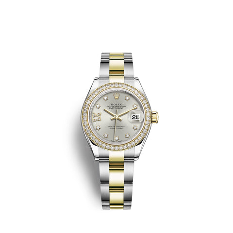 Lady-Datejust 28, Oystersteel and 18k Yellow Gold, Ref# 279383RBR-0004