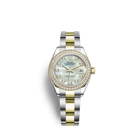 Lady-Datejust 28, Oystersteel and 18k Yellow Gold, Ref# 279383RBR-0020
