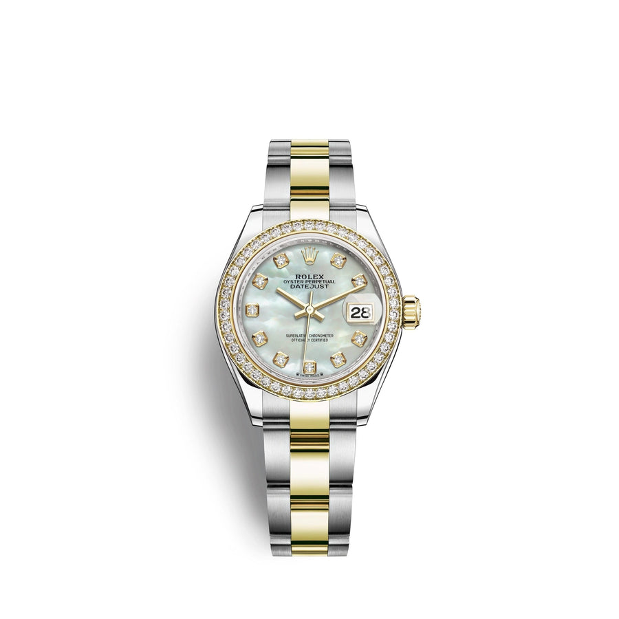 Lady-Datejust 28, Oystersteel and 18k Yellow Gold, Ref# 279383RBR-0020