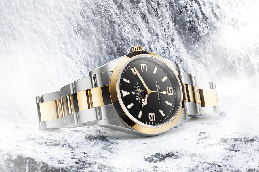 Explorer, 18k Yellow Gold and Stainless steel, 36mm, Ref# 124273-0001, 2024