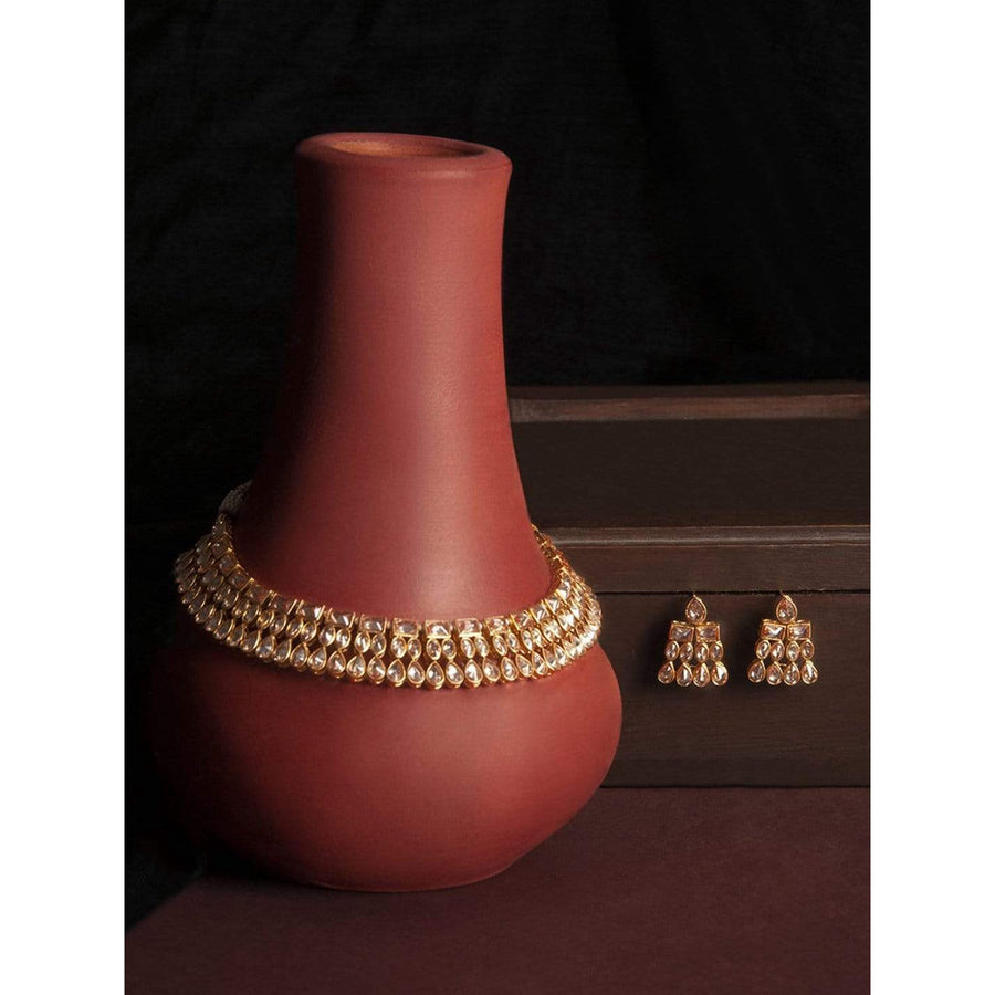 Rubans Gold Necklace Set
