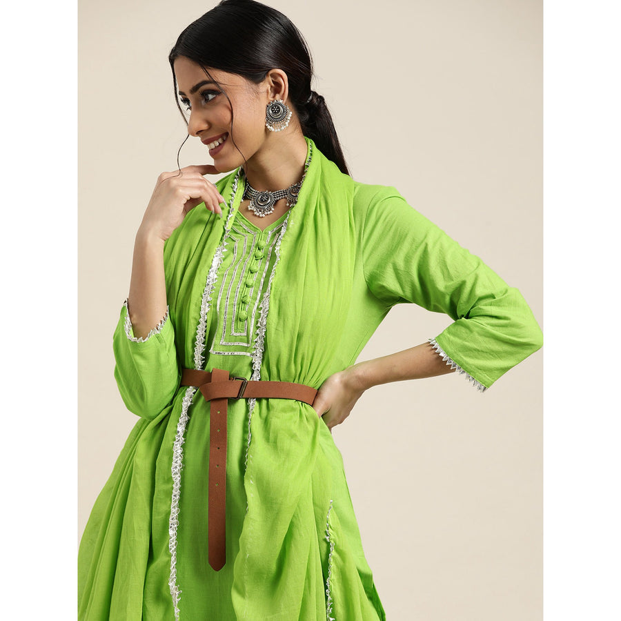 Sangria Green Kurti