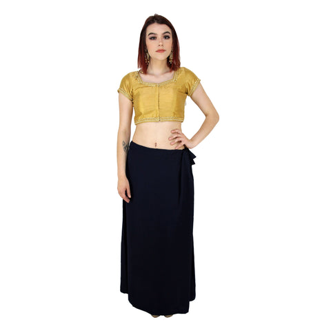 Saris And Things Navy Palazzo