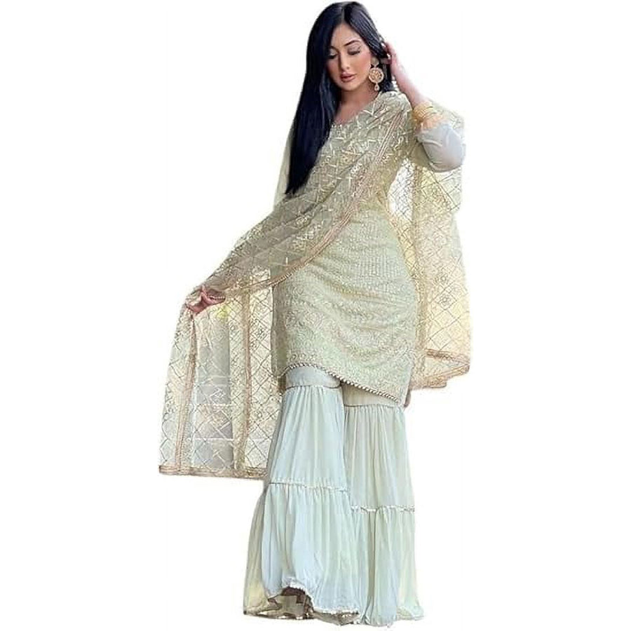 Satyamcreation Georgette Salwar Suit