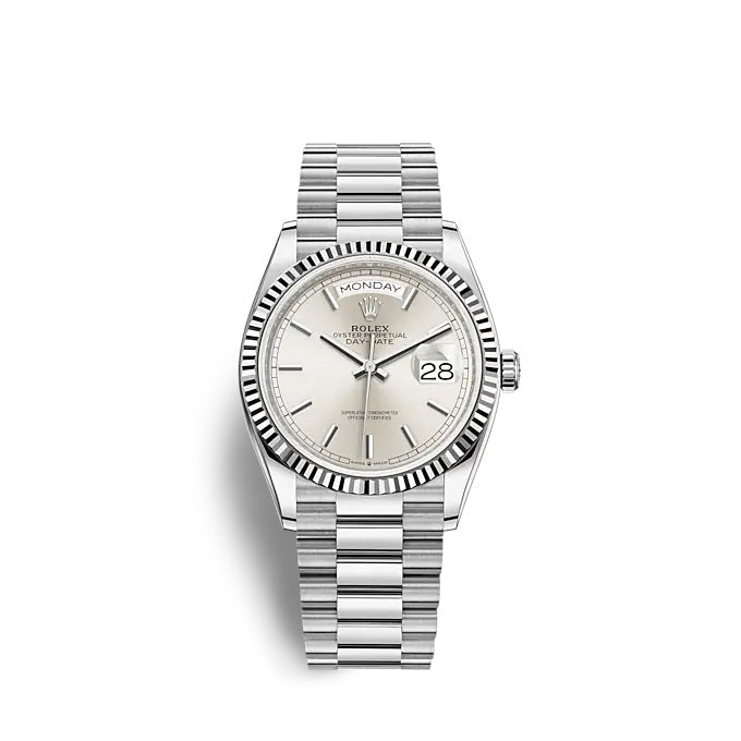 Day-Date 36 White gold Ref# 128239-0005