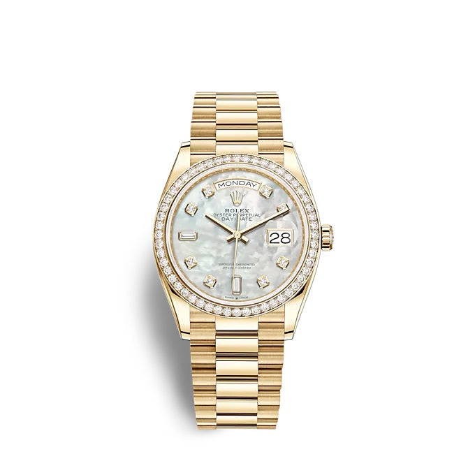 Day-Date 36 Yellow gold Ref# 128348RBR-0017