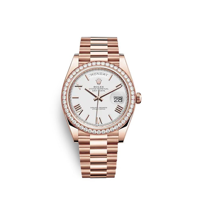 Day-Date 40 Everose gold Ref# 228345RBR-0012