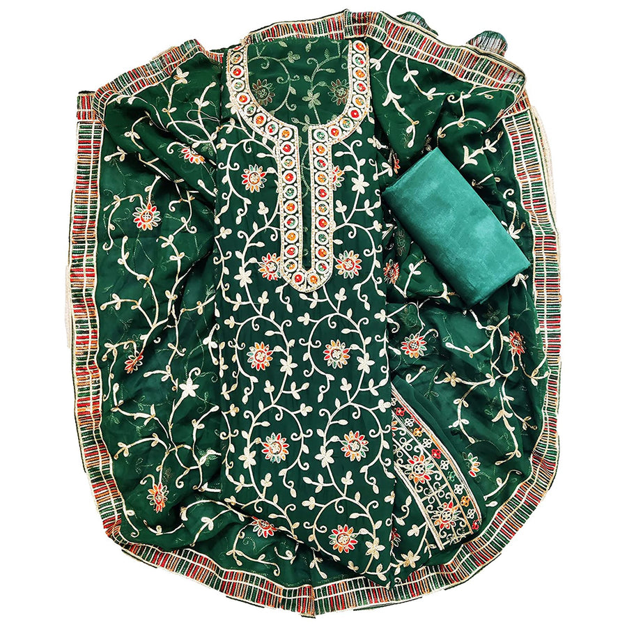 Vintflea Georgette Salwar Suit