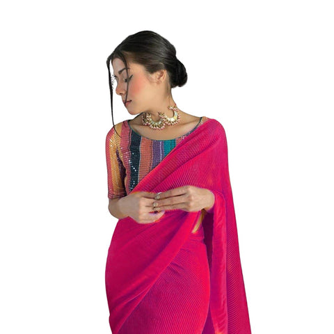 Vintflea Georgette Saree