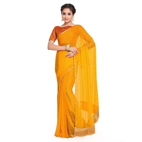 Vintflea Georgette Saree
