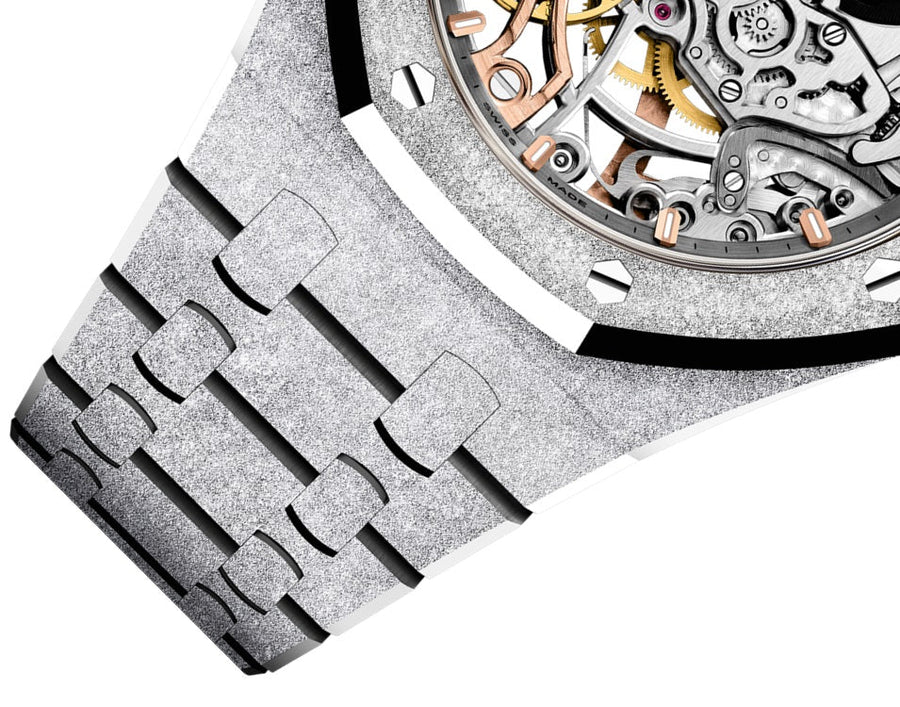 Royal Oak DOUBLE BALANCE WHEEL OPENWORKED Ref# 15466BC.GG.1259BC.01