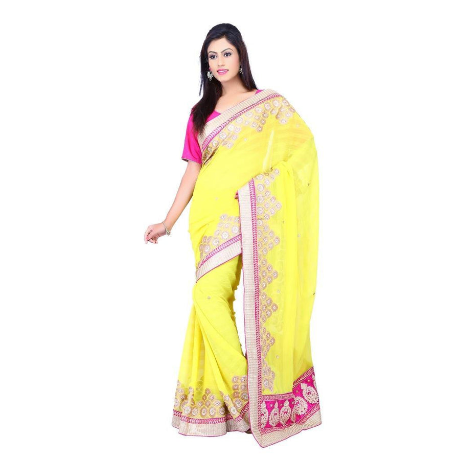 Yellow Saree
