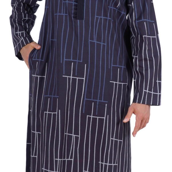 Atasi Long Sleeves Kurtas For Menâ€™s Mandarin Collar Neck Wear Traditional Wear