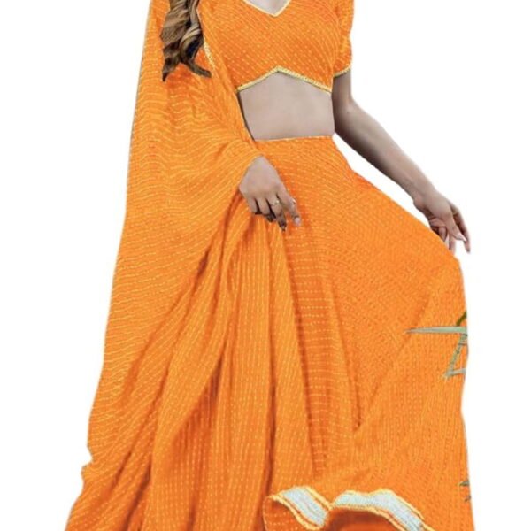 Event Special Designer Lehengha Choli Indian Pakistani Styel Lengha Choli ( Yellow, S - 38 )