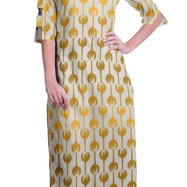 Moomaya Womens 2-Piece Cotton Printed Kurta With Pants Indian Ethnic Suit Dress