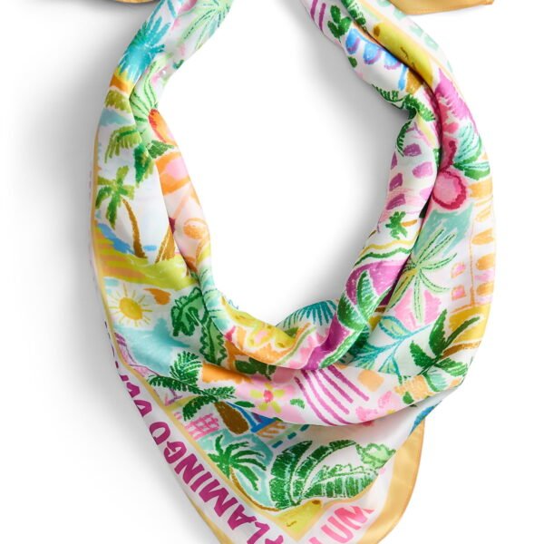 No Boundaries Printed Square Scarf, Women’s