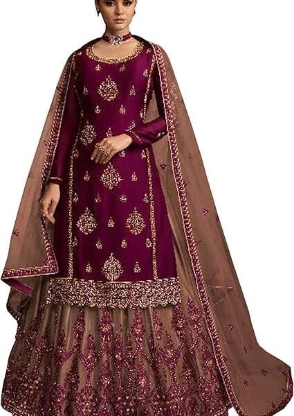 Designerharsha Pakistani Style Salwar Kameez Suits Indian Wear Lehenga, Festive Party Wear Ethnic Suit, Designer Wedding Punjabi Suit