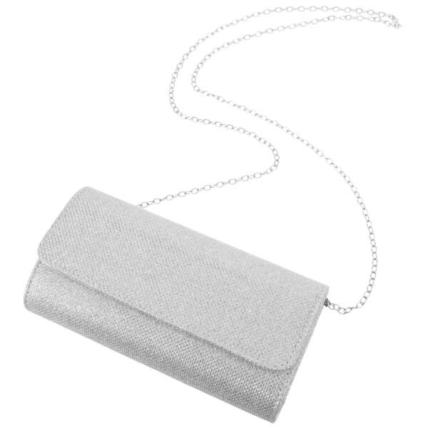 LOLIPPYY Women's Elegant Evening Clutch Bag with Chain Strap, Envelope Purse for Prom, Wedding, Party, and Special Events