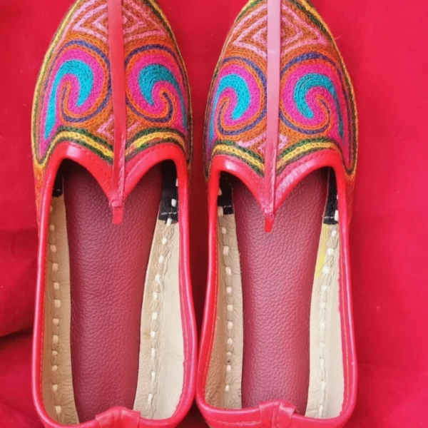Women Shoes Leather Jutties Handmade Indian Casual Mojaries US 5.5
