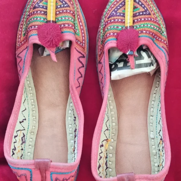 Women Shoes Leather Jutties Handmade Indian Traditional Casual Mojaries US 7.5