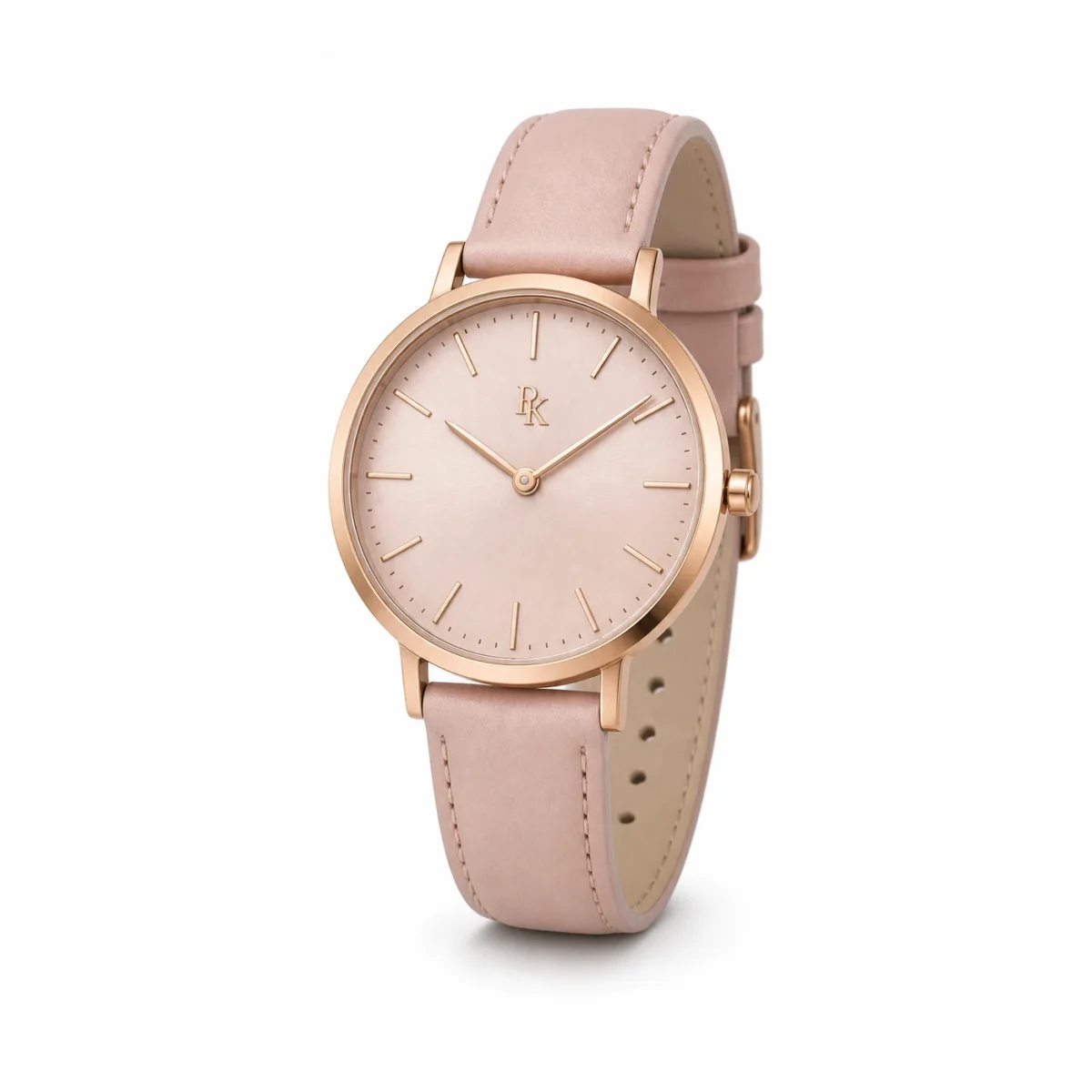 rk-min-34-bls-rse-strap Desiyaaro Minima 34mm Blush Rose Minimalist Watch - Image 5