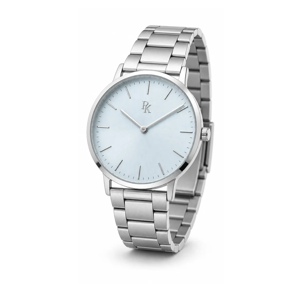 rk-min-40-ice-stl-angle Desiyaaro Minima 40mm Ice Steel Minimalist Watch - Image 3