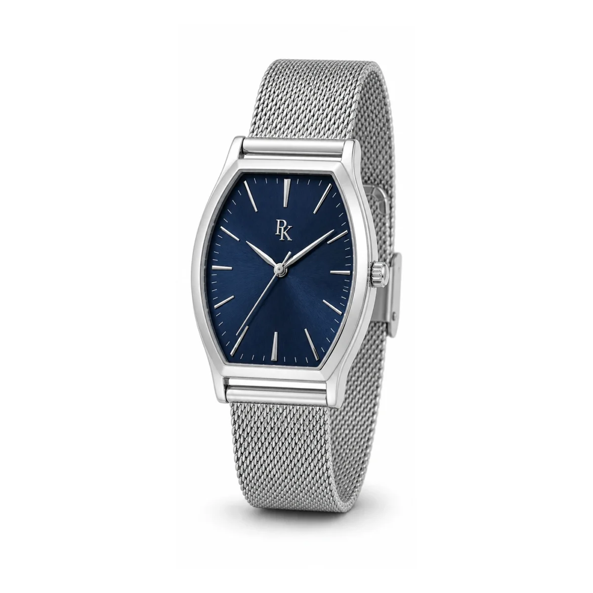 rk-ton-39-blu-msh-strap Desiyaaro Tonneau 39mm Blue Mesh Tonneau Watch - Image 5