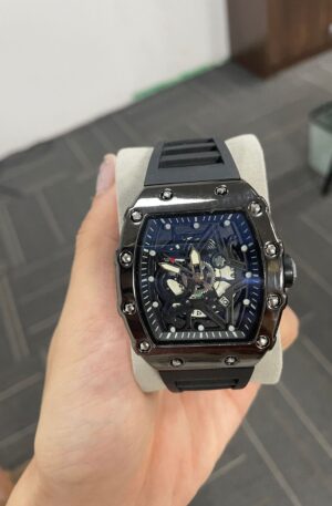 men watches light luxury brand domineering beauty trend pentagram luminous wine barrel shaped male fashion quartz clock watch