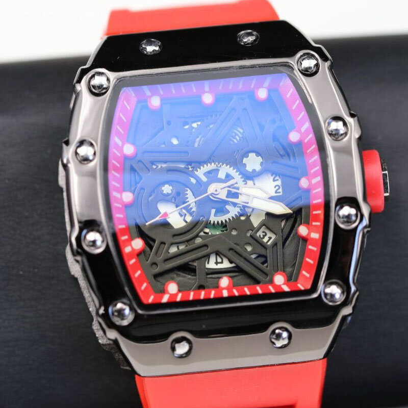 men watches light luxury brand domineering beauty trend pentagram luminous wine barrel shaped male fashion quartz clock watch men watches light luxury brand domineering beauty trend pentagram luminous wine barrel shaped male fashion quartz clock watch
