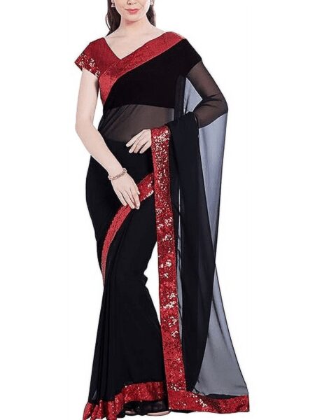 Accessorize Kingdom Georgette Saree